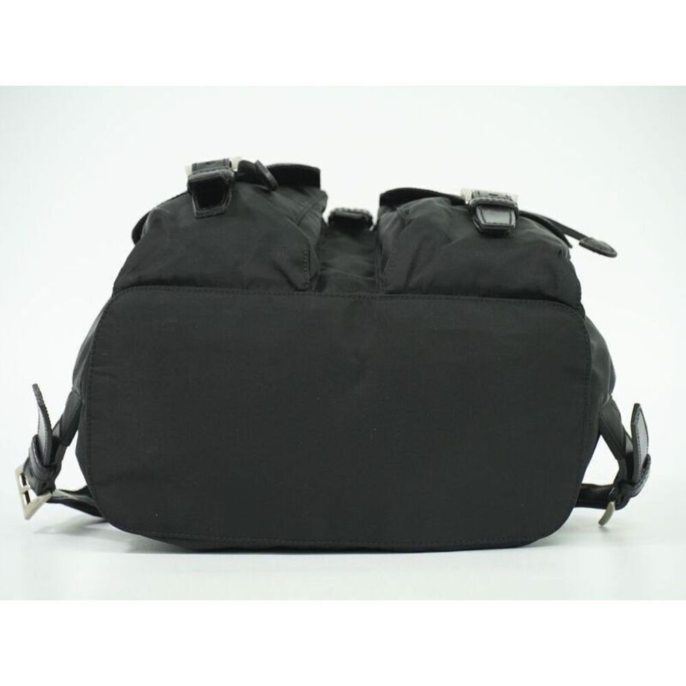 Authentic Prada Nylon Backpack Sac Backpack Black… - image 4